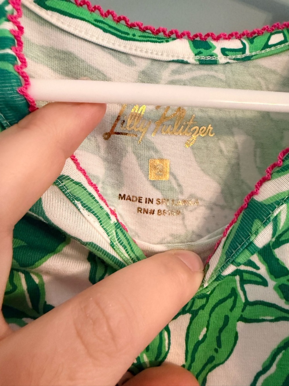 2 Lilly Pulitzer Girls Floral Long-Sleeve Pajama Sets - Pink & Green - Picture 5 of 8